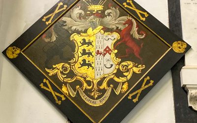 Funeral Hatchments at Crowcombe Church