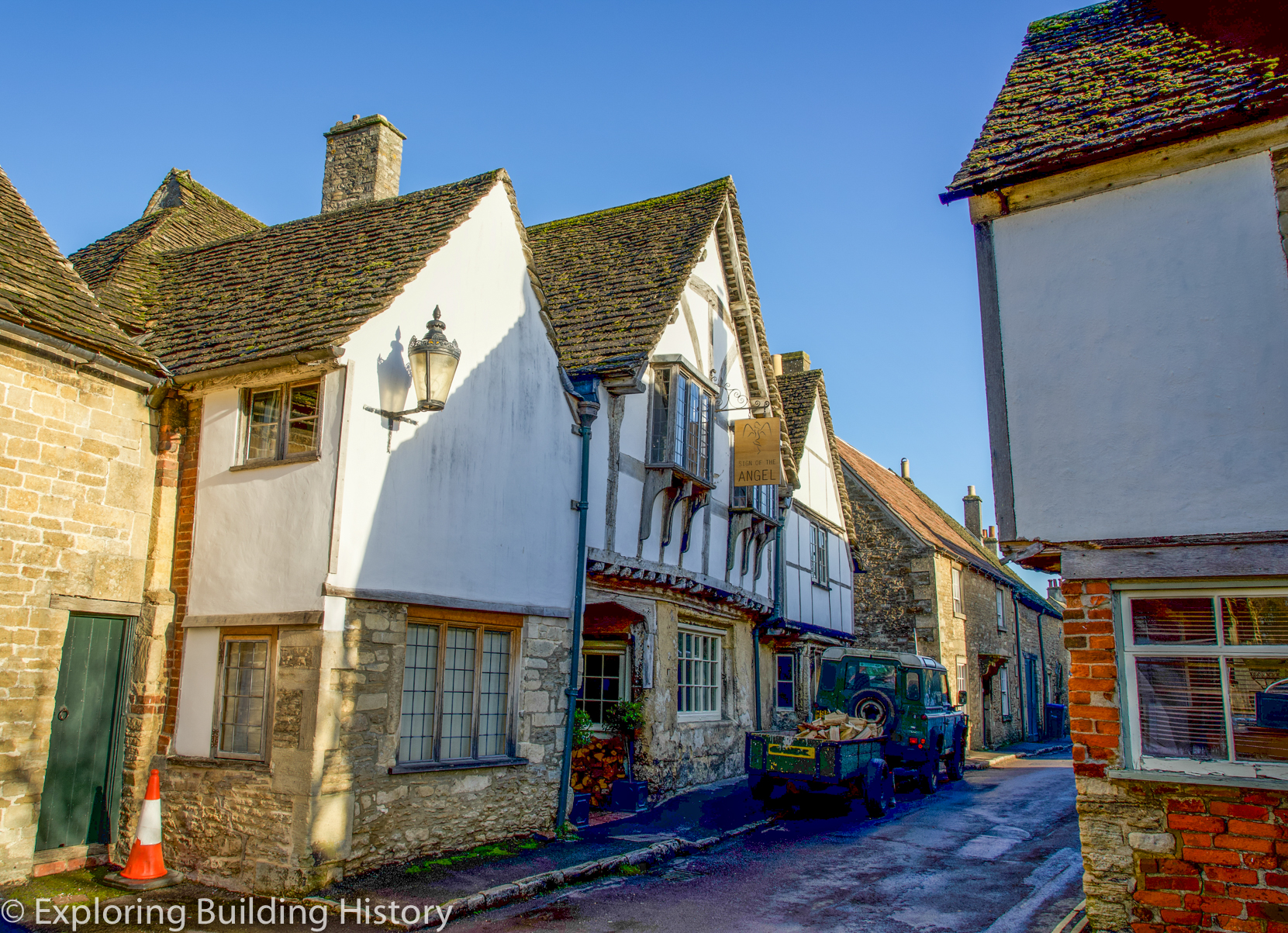 The Sign of the Angel at Lacock: Late 15th C Inn named after a gold coin