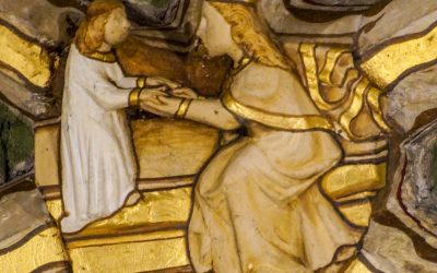 TEWKESBURY ABBEY: Art in the 14th C – The Nave Vault Bosses Depicting the Life of Christ