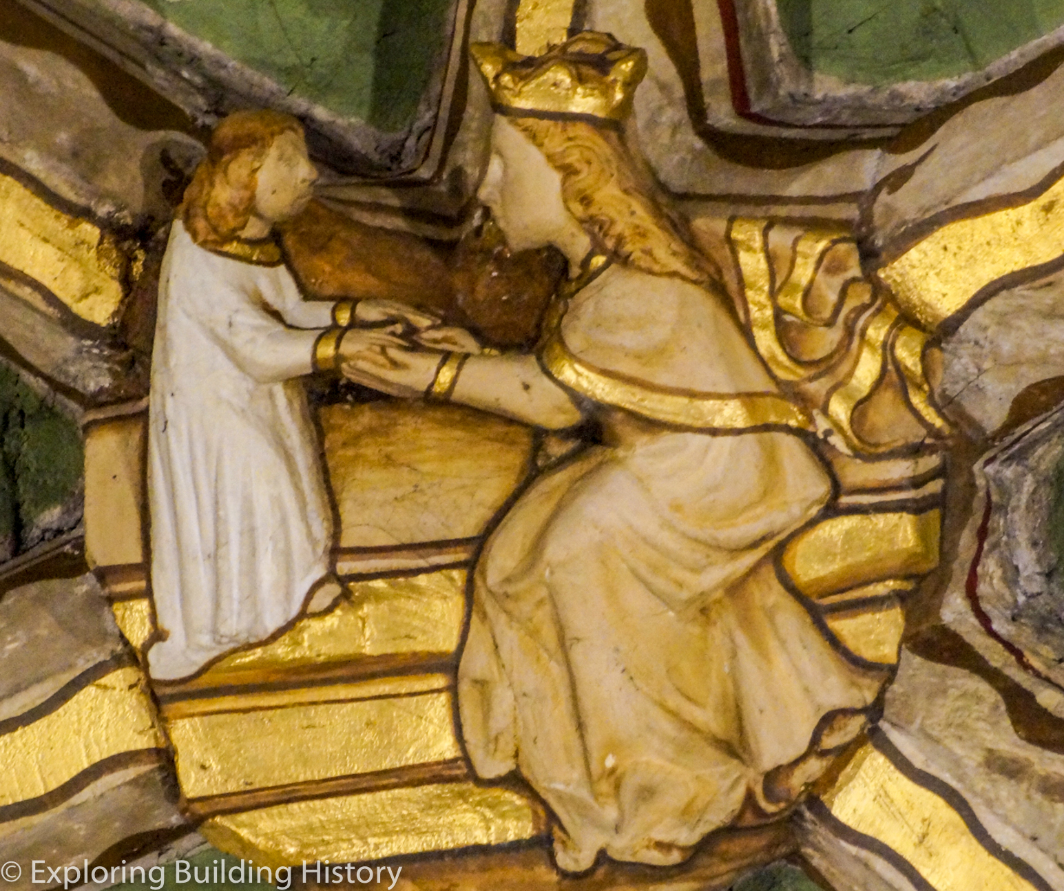 TEWKESBURY ABBEY: Art in the 14th C – The Nave Vault Bosses Depicting the Life of Christ