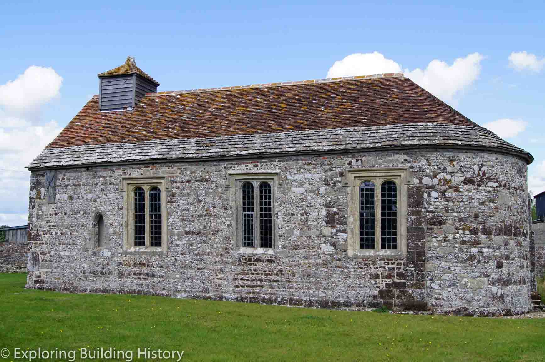 The Church of St Andrew, Winterborne Tomson: An apsidal chancel, wagon roof, west gallery and box pews